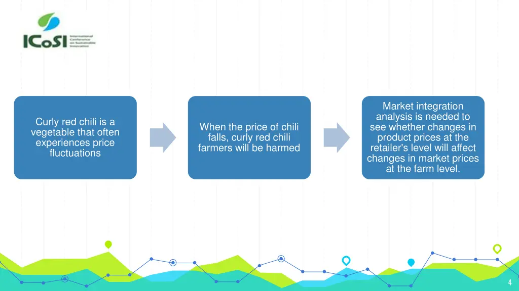 market integration analysis is needed