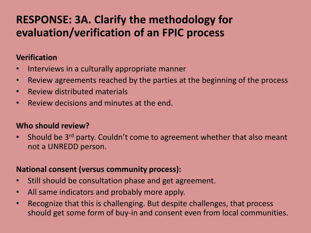 response 3a clarify the methodology 1