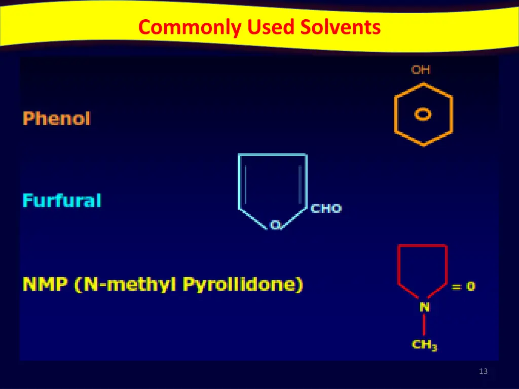 commonly used solvents 1