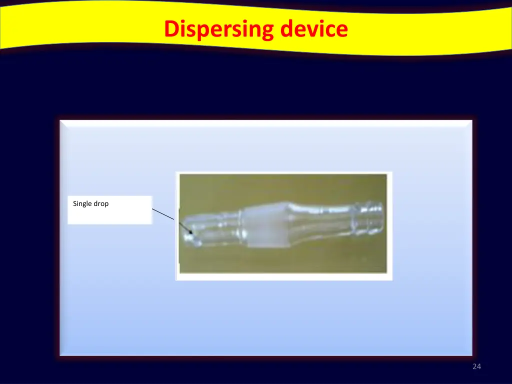 dispersing device