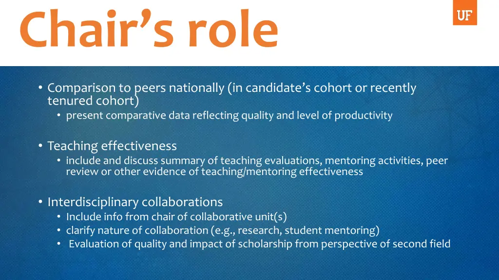 chair s role 2