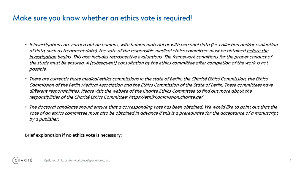 make sure you know whether an ethics vote