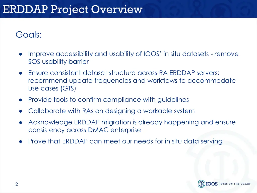 erddap project overview