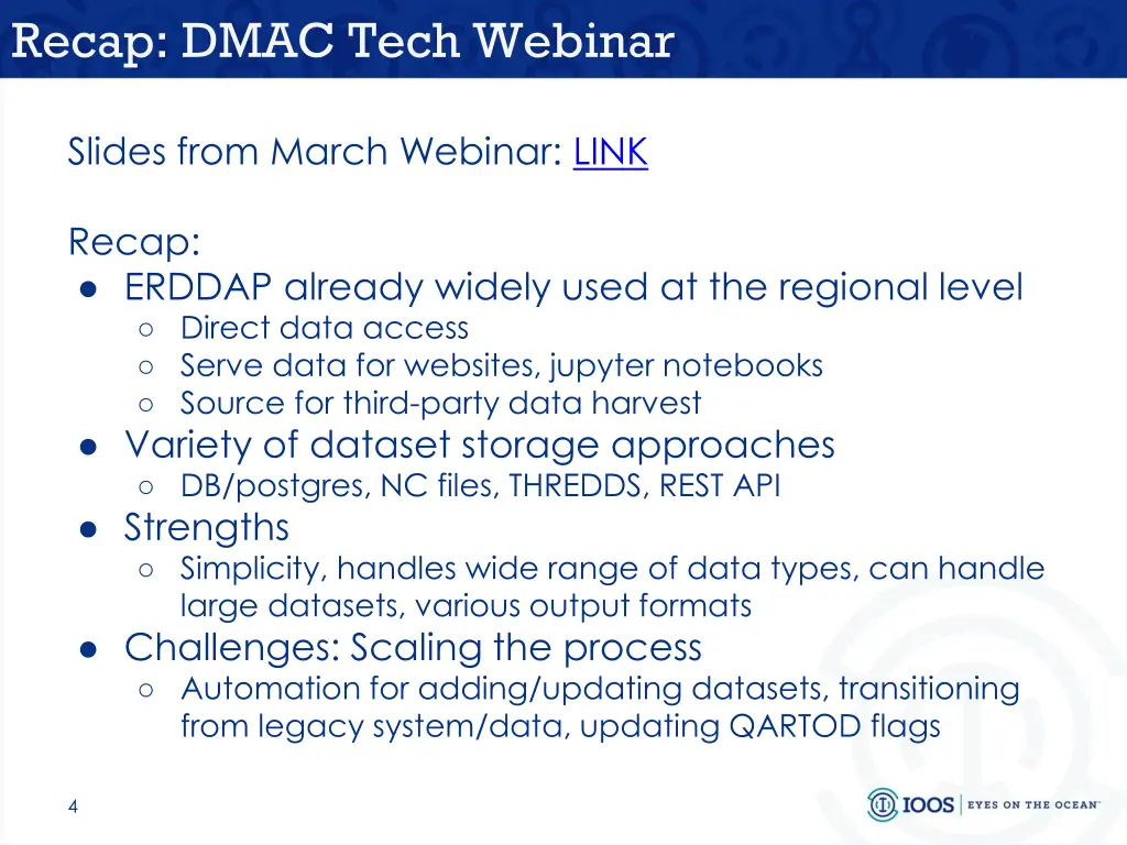 recap dmac tech webinar