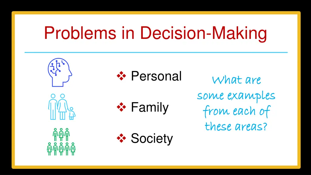 problems in decision making