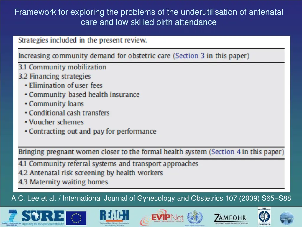 framework for exploring the problems 2