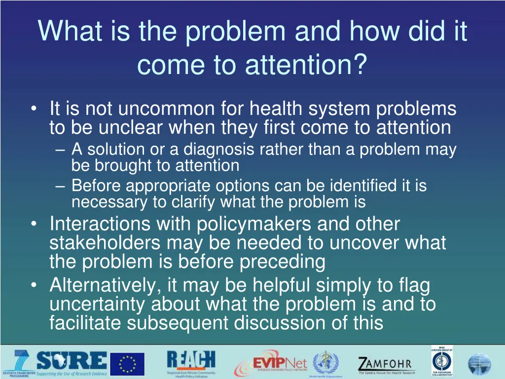 what is the problem and how did it come 1