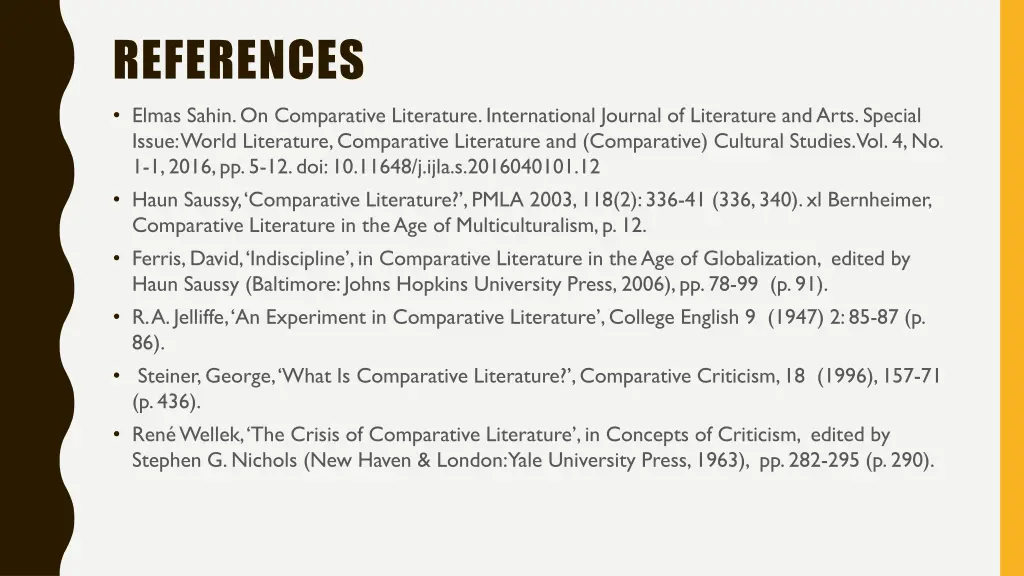 references