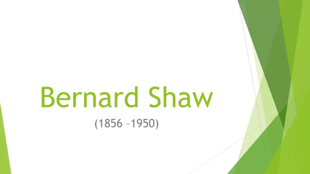 bernard shaw 1856 1950