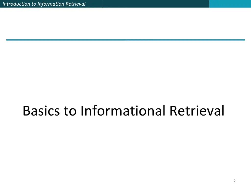 introduction to information retrieval 1