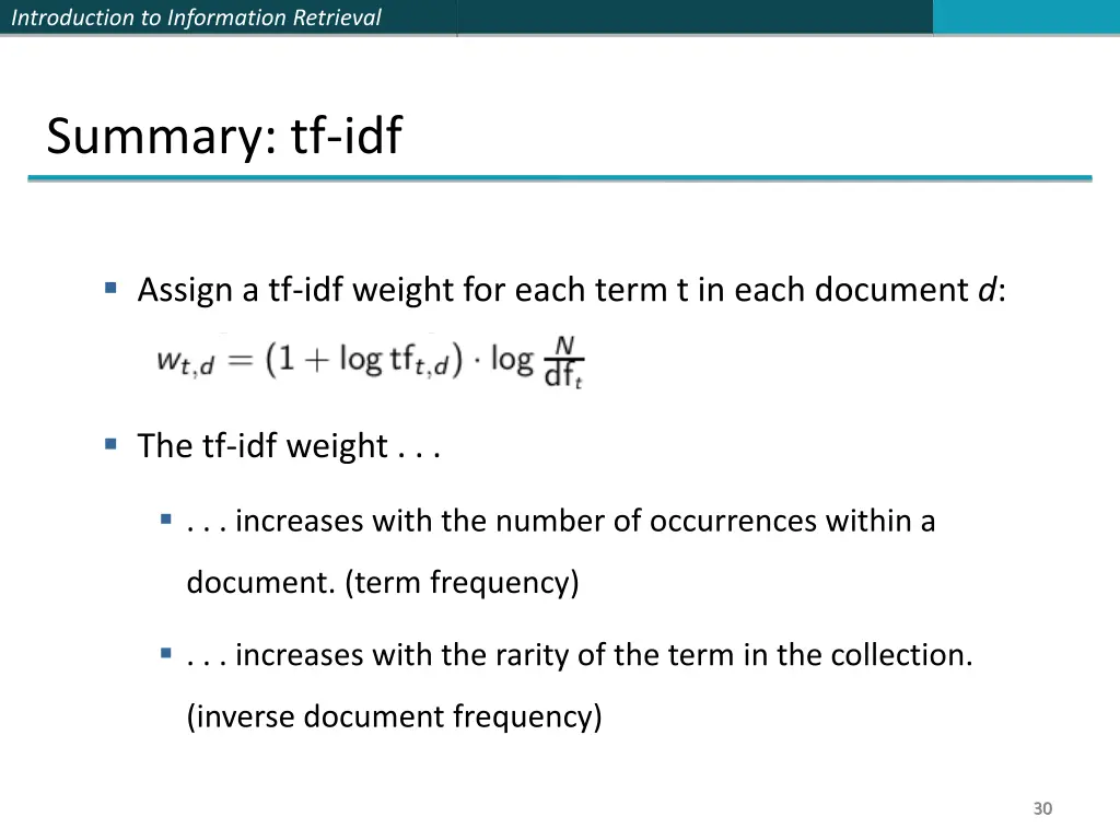introduction to information retrieval 29