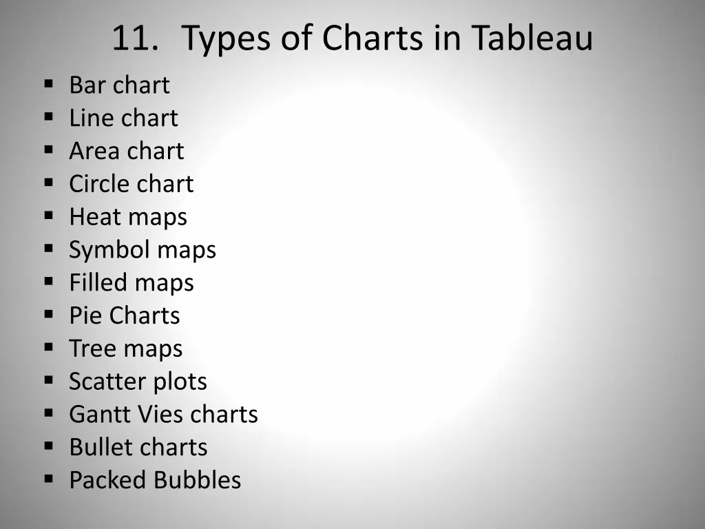 11 types of charts in tableau bar chart line
