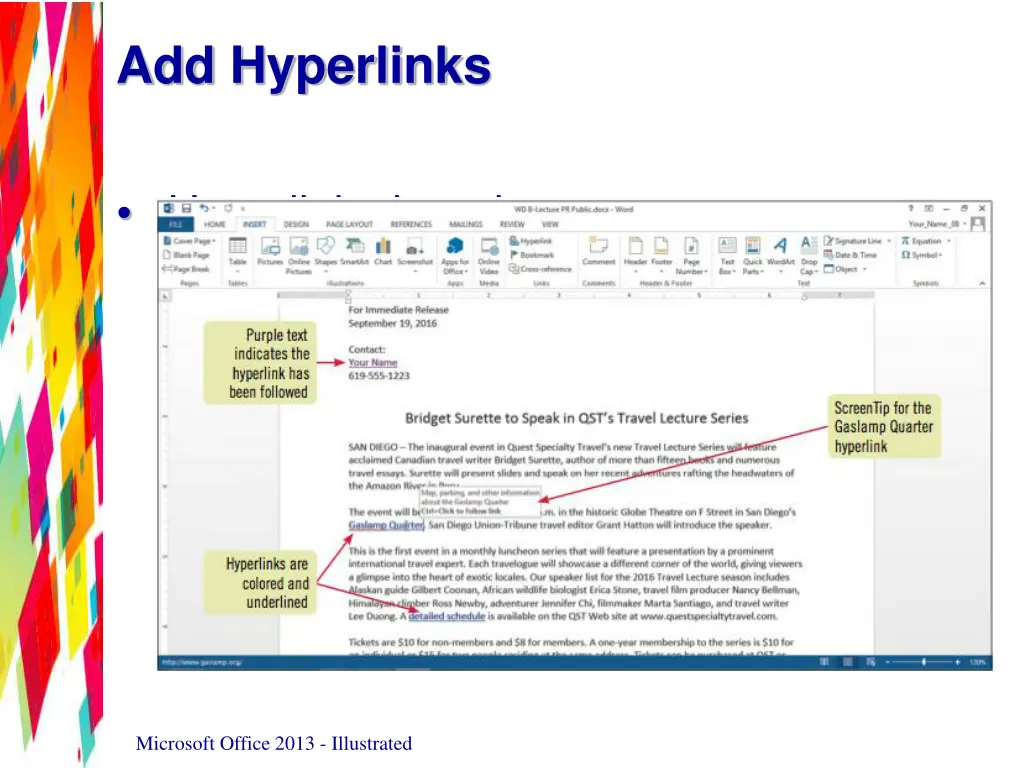 add hyperlinks 3