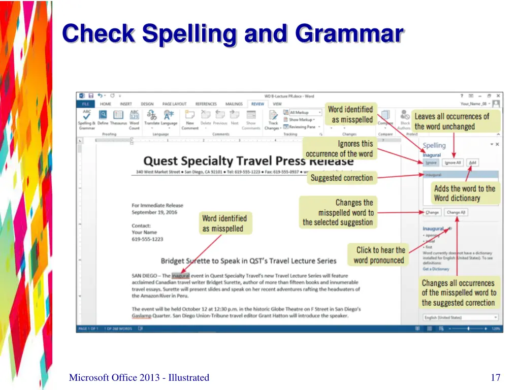check spelling and grammar 1