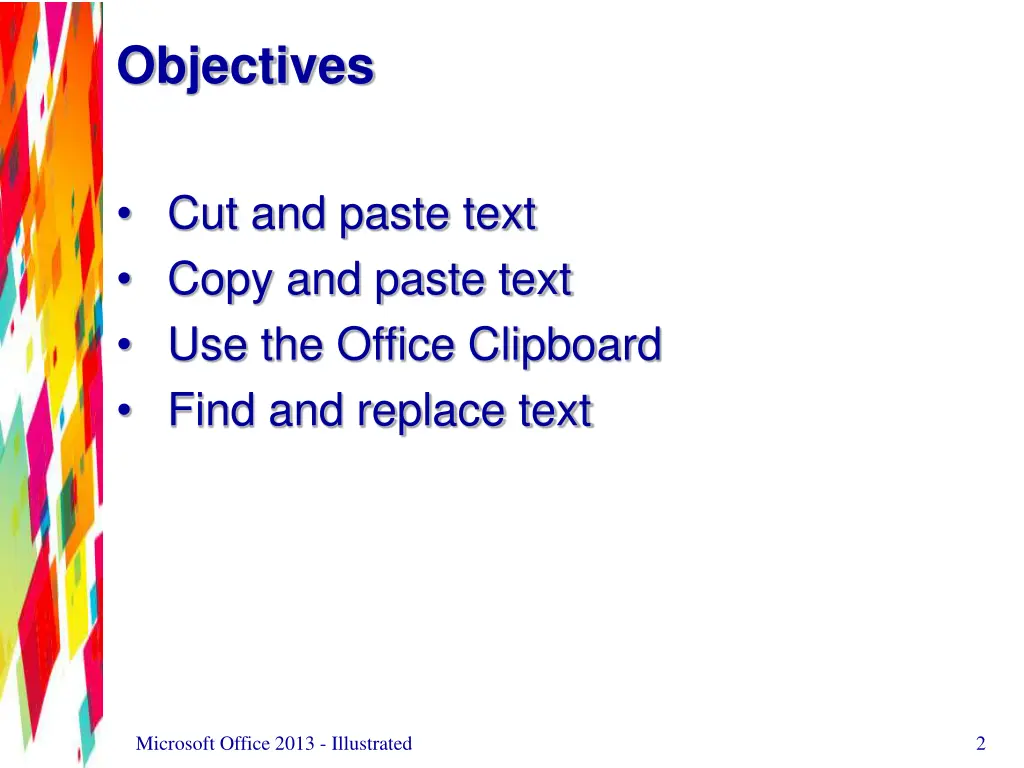 objectives
