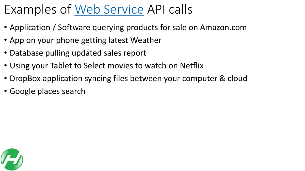 examples of web service api calls