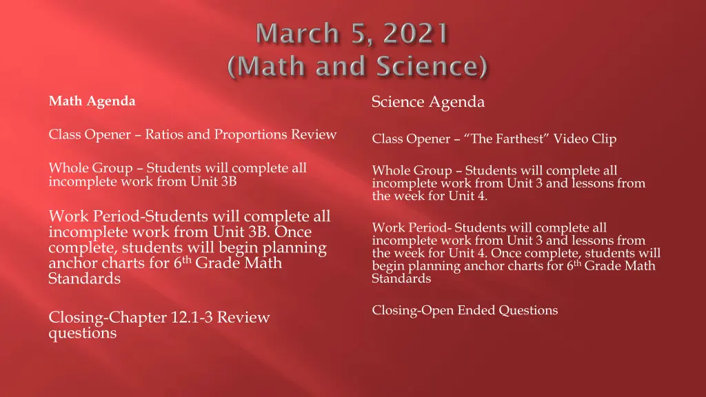 science agenda 1