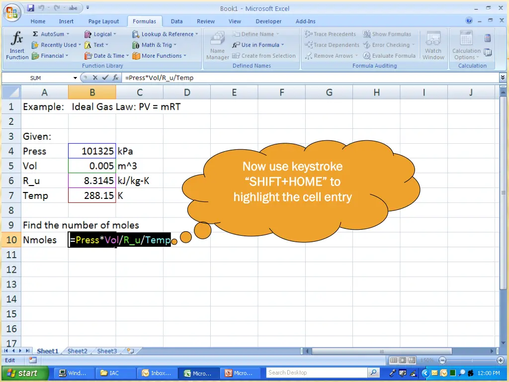 now use keystroke now use keystroke shift home