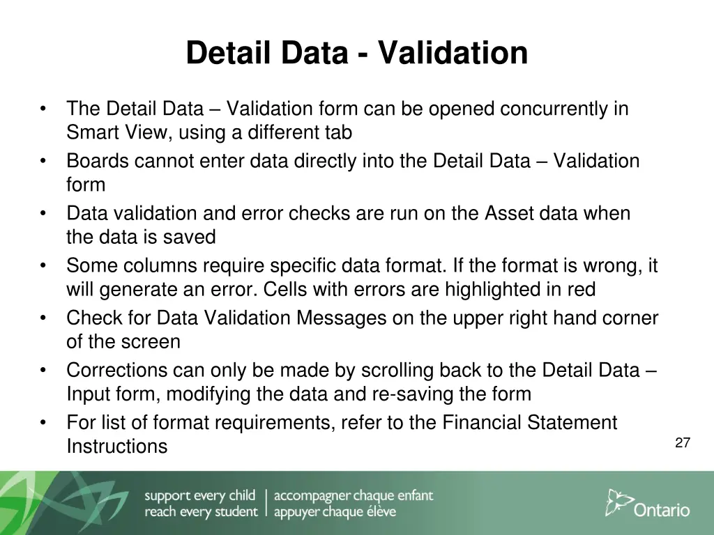 detail data validation