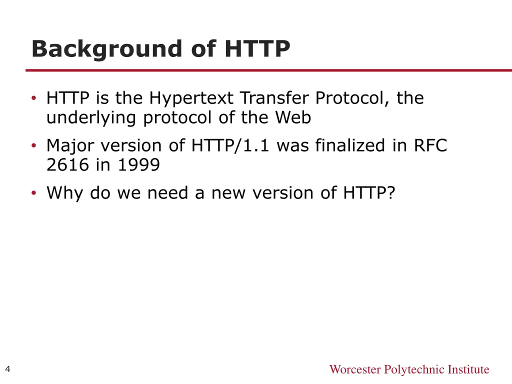 background of http