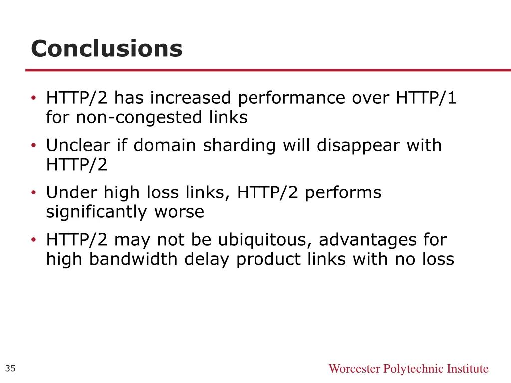 conclusions
