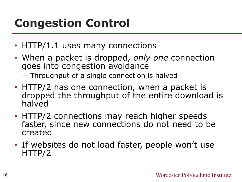 congestion control