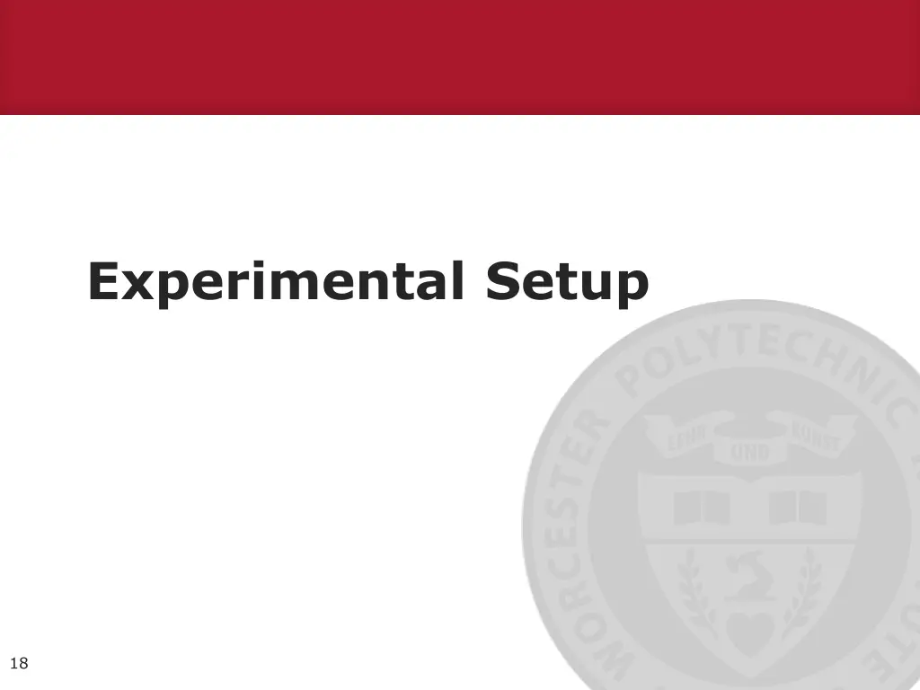 experimental setup