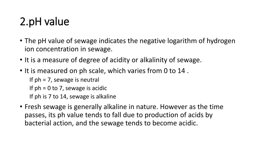 2 ph value 2 ph value