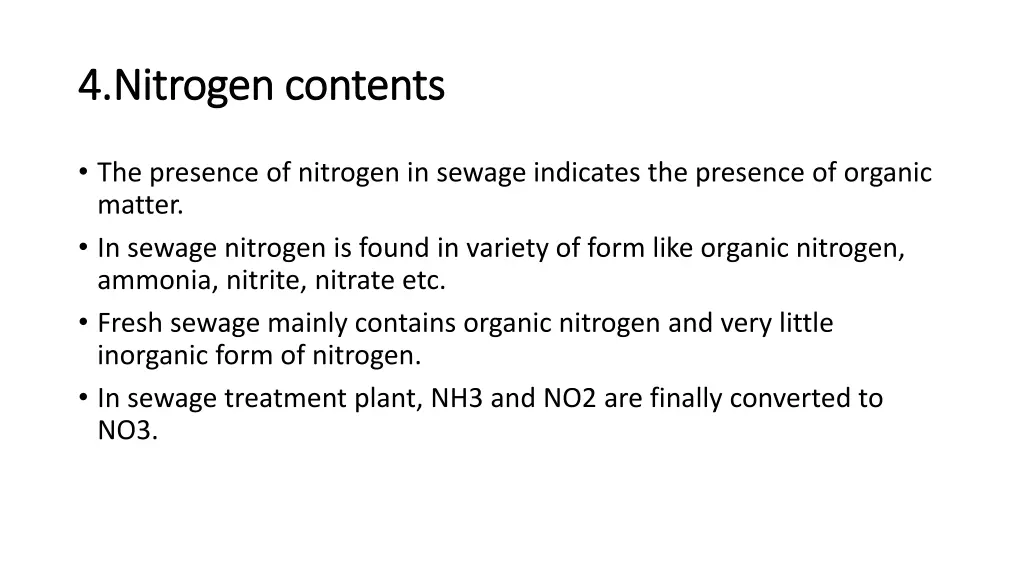 4 nitrogen contents 4 nitrogen contents