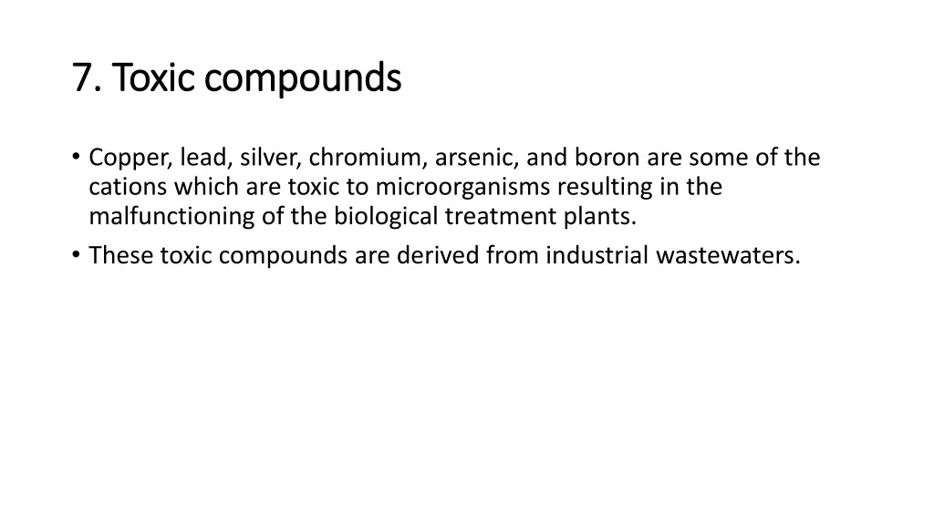 7 toxic compounds 7 toxic compounds