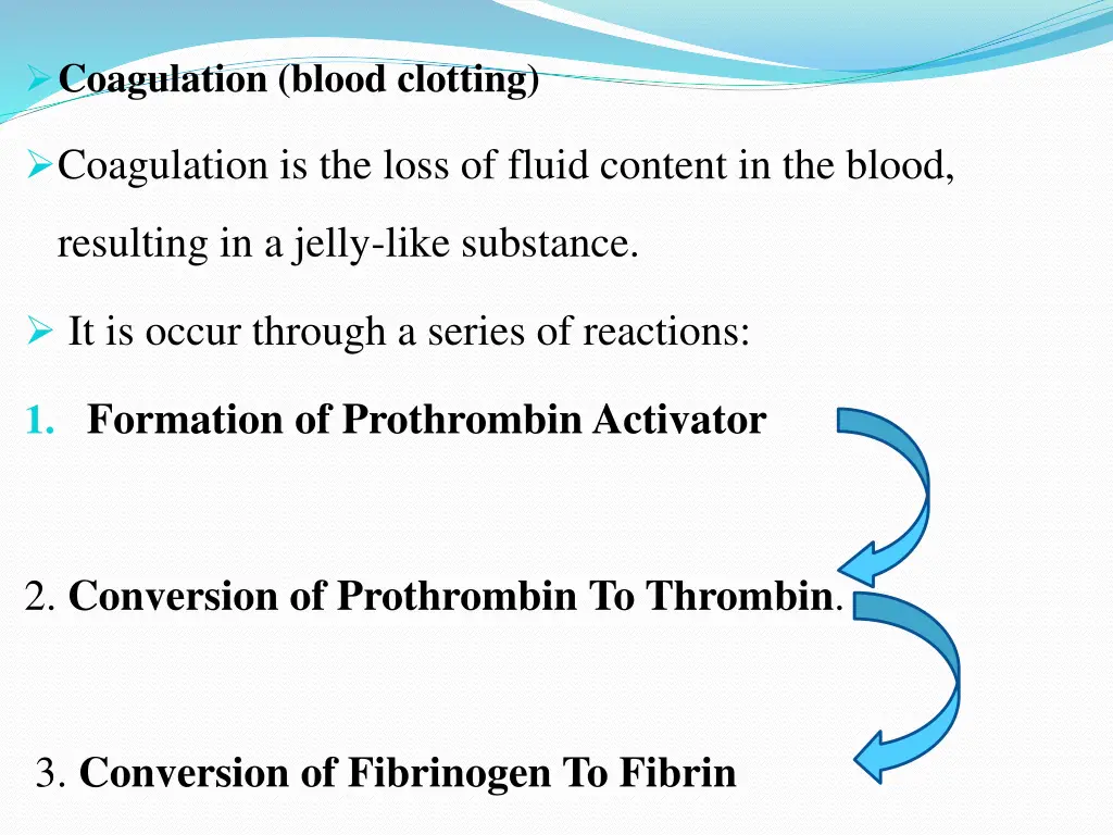 coagulation blood clotting