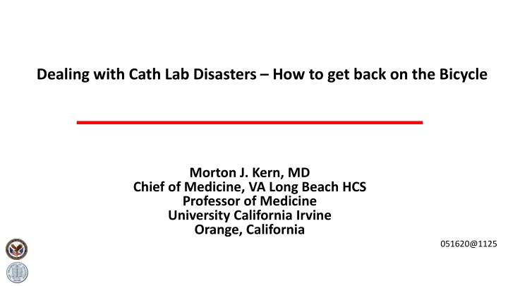 dealing with cath lab disasters how to get back