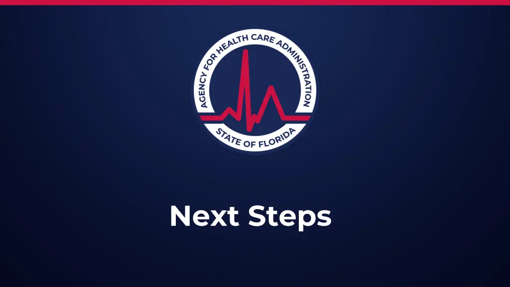 next steps
