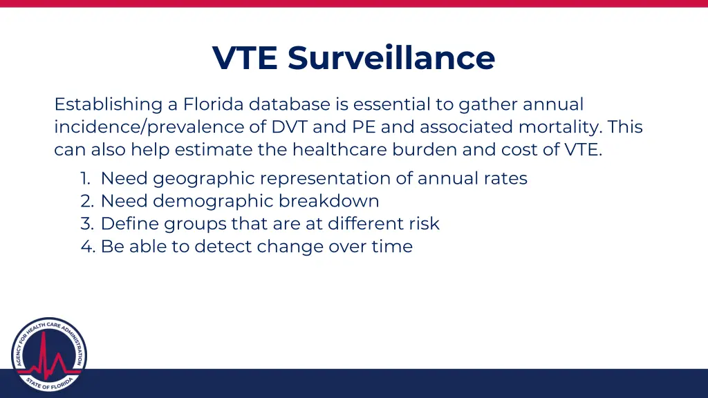 vte surveillance