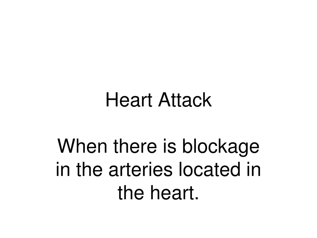 heart attack