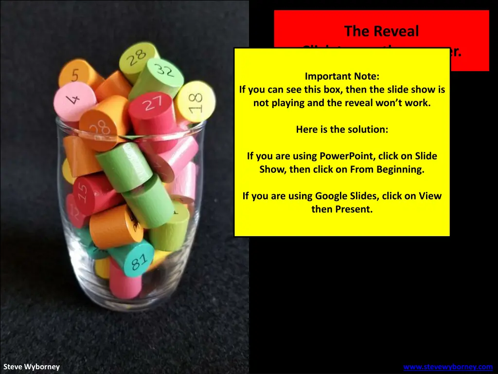 the reveal