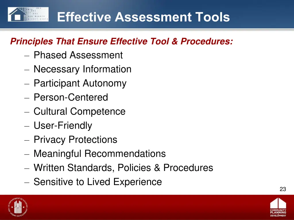 effective assessment tools