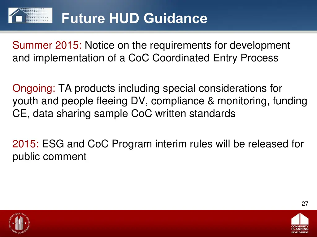 future hud guidance