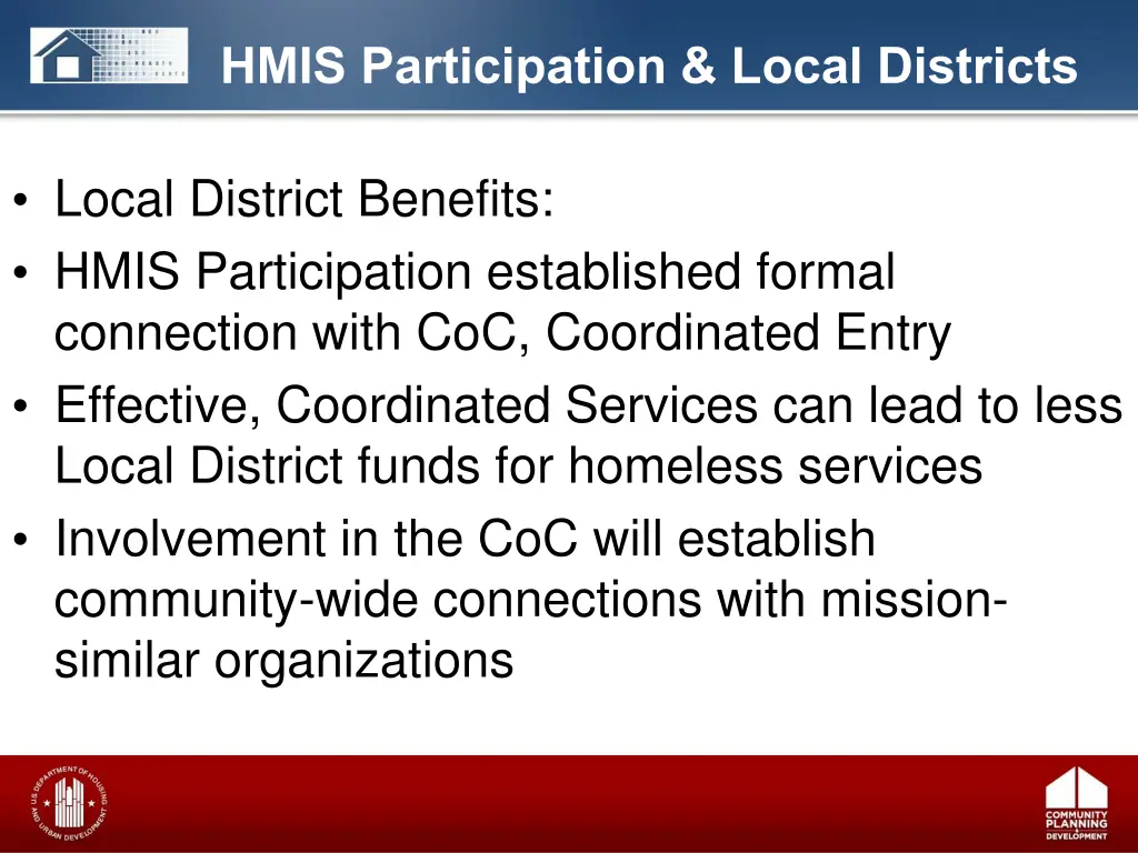 hmis participation local districts 4