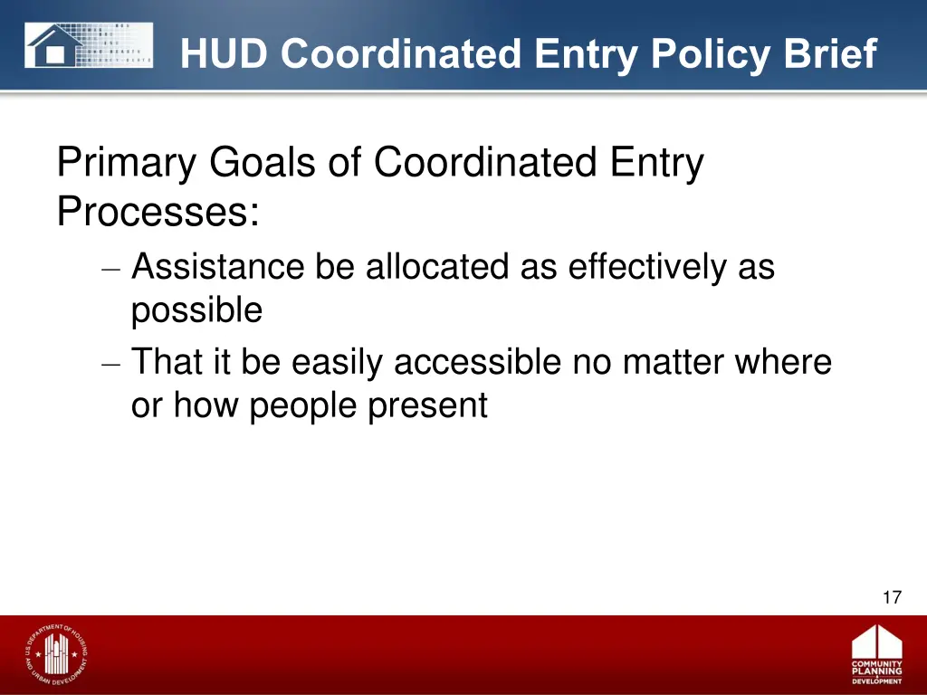 hud coordinated entry policy brief 1