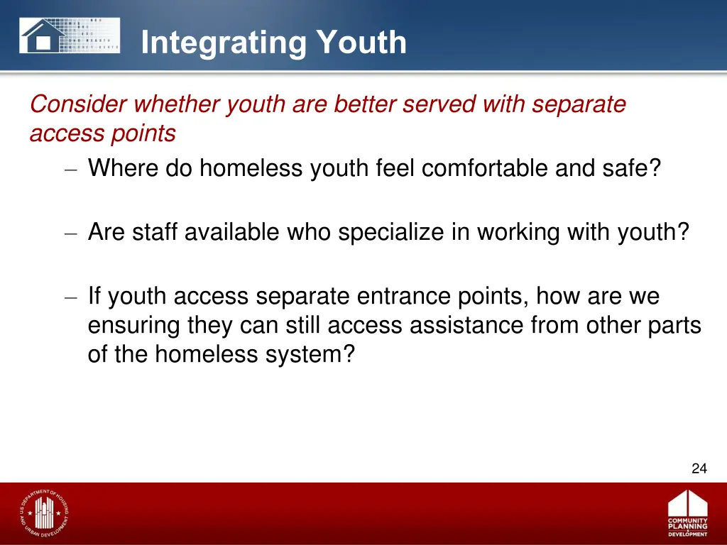 integrating youth