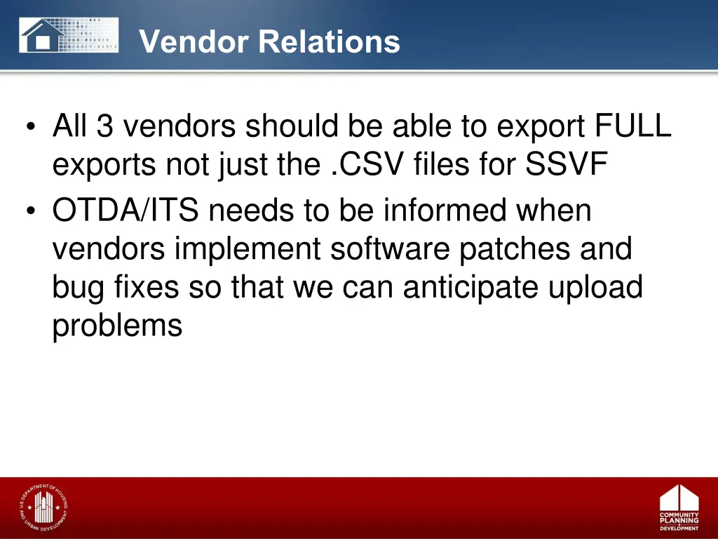 vendor relations