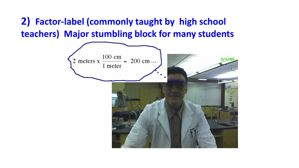 2 factor label commonly taught by high school
