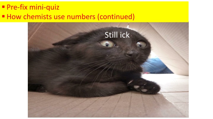 pre fix mini quiz how chemists use numbers