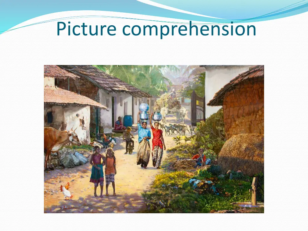 picture comprehension