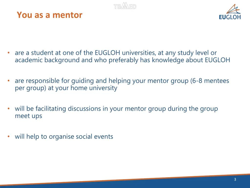 you as a mentor