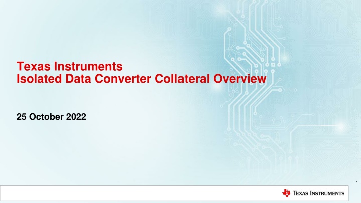 texas instruments isolated data converter