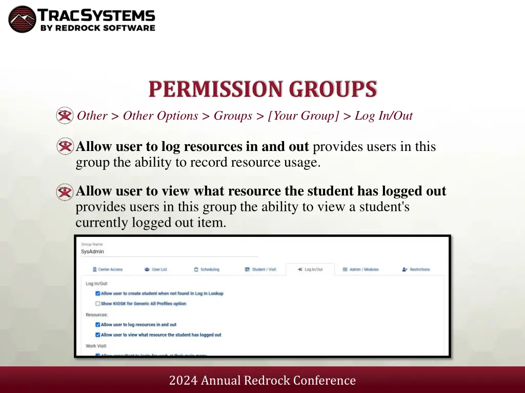 permission groups other other options groups your