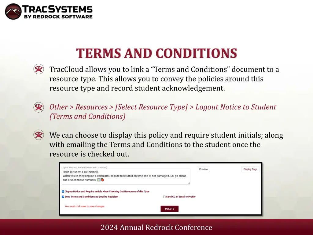 terms and conditions traccloud allows you to link