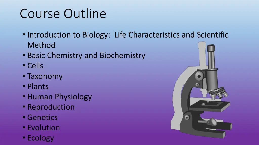 course outline